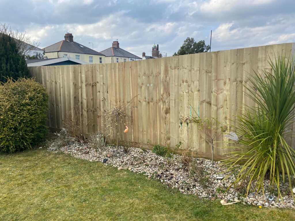 new fence in cardiff