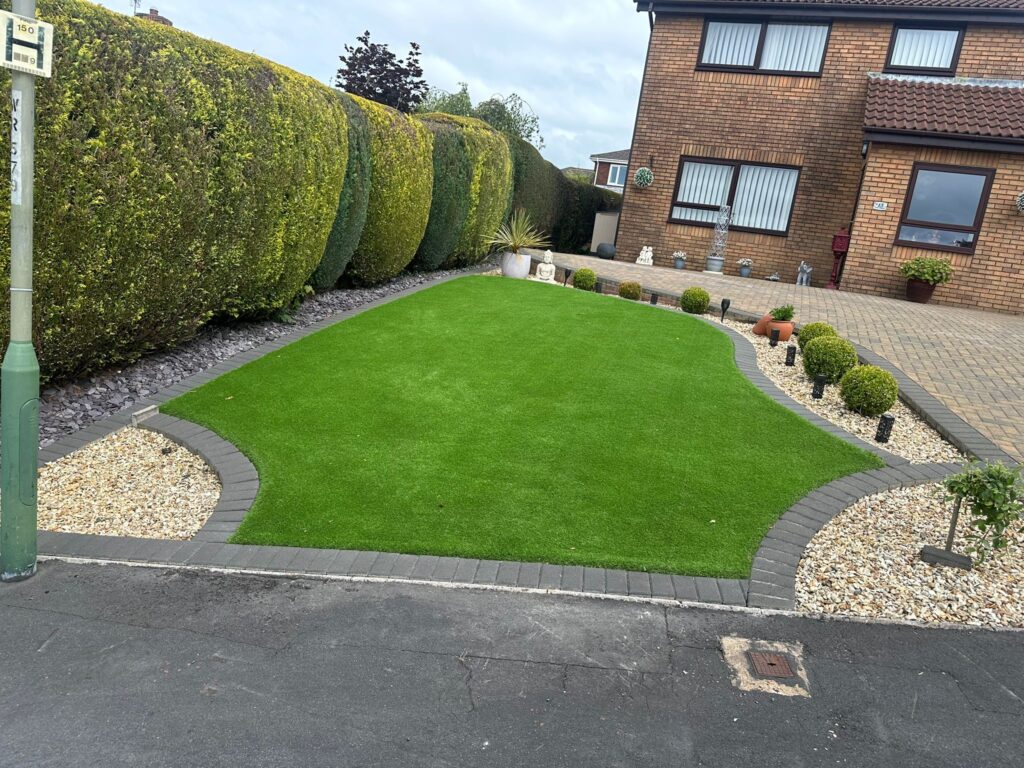 artifical grass laying cardiff